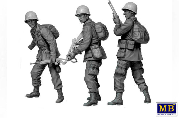 Master Box 1:35 - Screaming Eagles, 101st Airborne 1944-45 - Plastic Figure Model Kit #3574