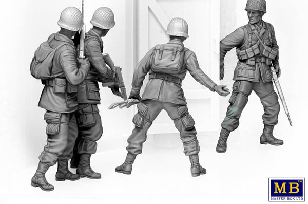 Master Box 1:35 - Screaming Eagles, 101st Airborne 1944-45 - Plastic Figure Model Kit #3574