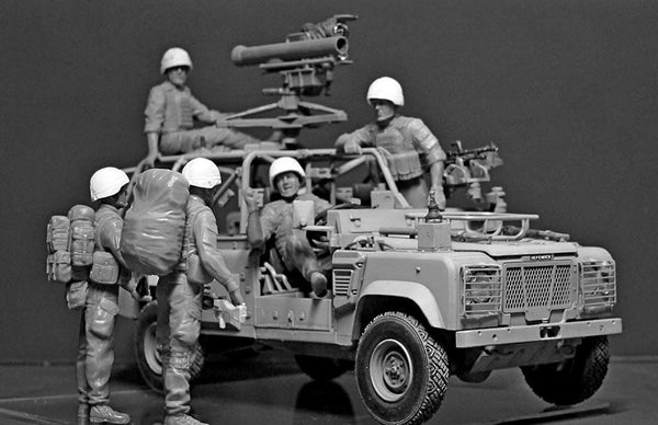 1/35 scale model MasterBox Modern UK Infantrymen Present day Plastic Figure Kit 35180