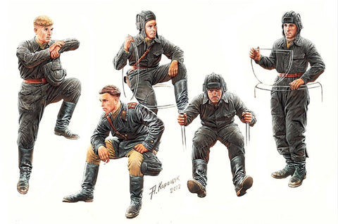 Master Box 1:35 - Soviet Tank Crew 1943 - 1945 #3568