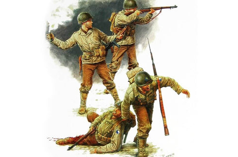 1/35 scale Master Box U.S. Infantry July 1944