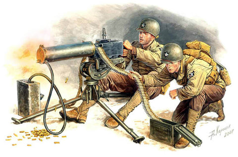 1/35 scale Master Box US Machine-gunners, Europe 1944