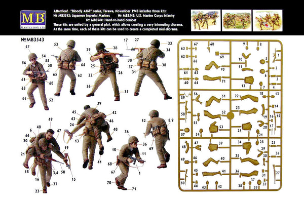 1/35 scale Master Box US Marine Corps Infantry, Tarawa, November 1943