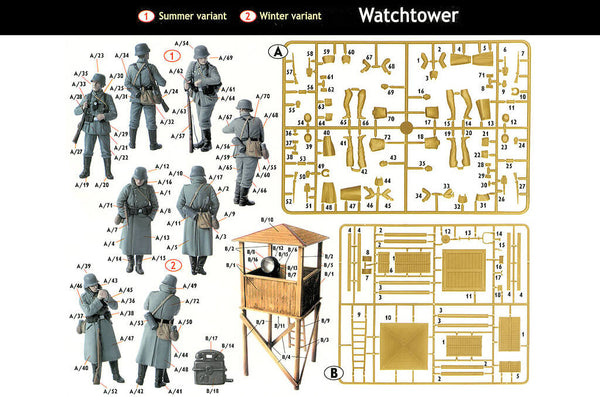 1/35 scale Master Box Watchtower