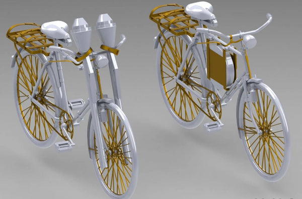 1/35 scale Master Box German Military Bicycle WWII