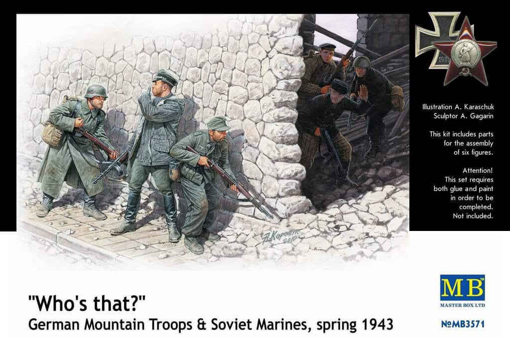 Master Box 1:35 - German Mountain Troops & Soviet Marines - Panzer Models
