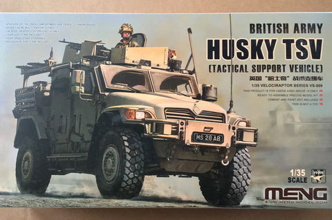 Meng Model 1:35 - British Army Husky Tactical Support Vehicle - Plastic model kit #MNGVS-009