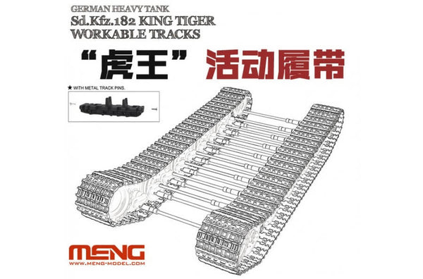 1/35 scale model Meng Model Sd.Kfz.182 King Tiger Workable Tracks