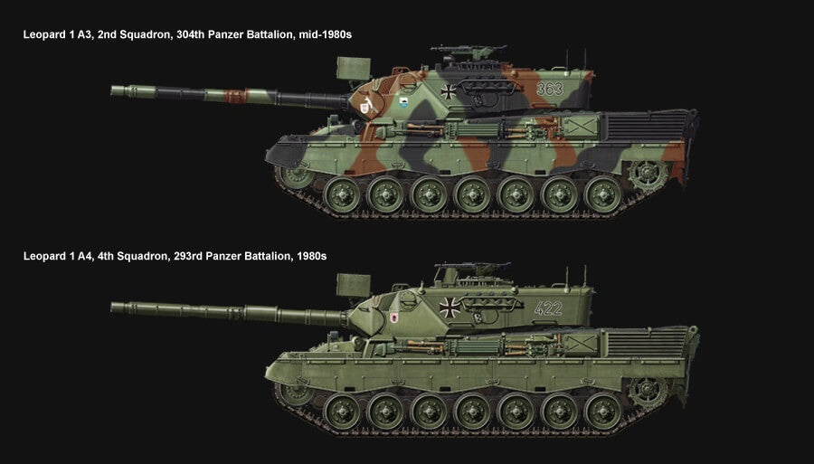 thumbnail image 2 of Meng Model 1/35 German Leopard 1A3/A4 Main Battle Tank Kit – TS-007 (New) 2 of 2