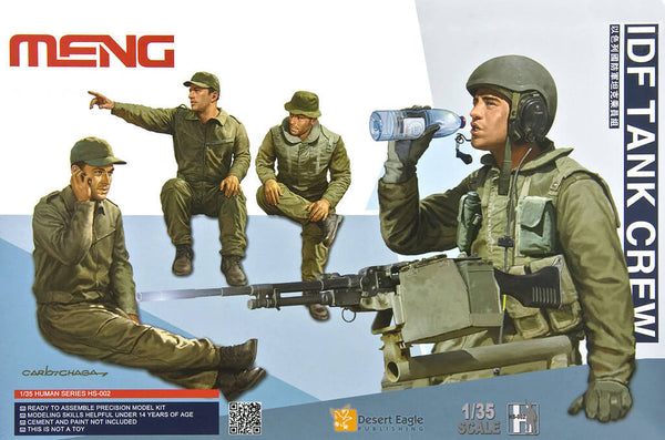 1/35 scale model Meng IDF Tank Crew