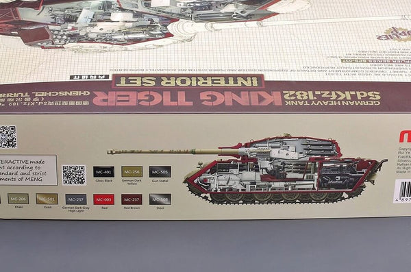1/35 scale model Meng Sd.Kfz.182 King Tiger Interior (Henschel)