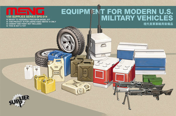 1/35 scale Meng Model Equipment for Modern US Military Vehicles