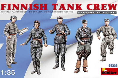 1/35 scale Miniart Finnish Tank Crew