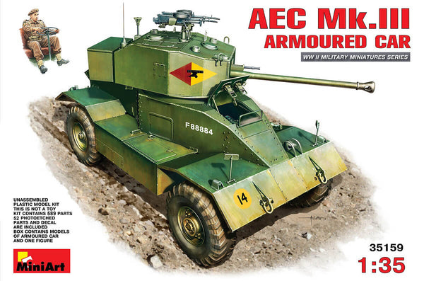 1/35 scale Miniart AEC Mk. III Armoured Car