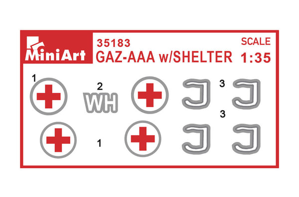 1/35 scale Miniart GAZ-AAA With Shelter