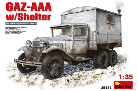 1/35 scale Miniart GAZ-AAA With Shelter