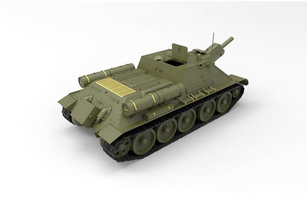 1/35 scale Miniart SU-122 Last Production with Interior