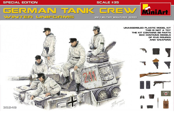 1/35 scale Miniart German Tank Crew Winter, Special Edition