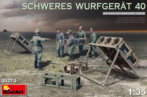 1/35 scale Miniart Schweres Wurfgerät 40