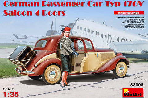 1/35 scale model Miniart German Passenger Car Type 170V 4 Doors