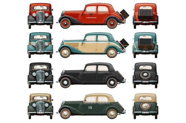 1/35 scale model Miniart German Passenger Car Type 170V 4 Doors