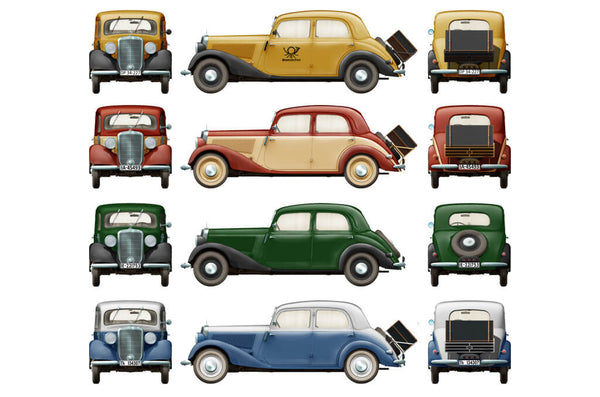 1/35 scale model Miniart German Passenger Car Type 170V 4 Doors