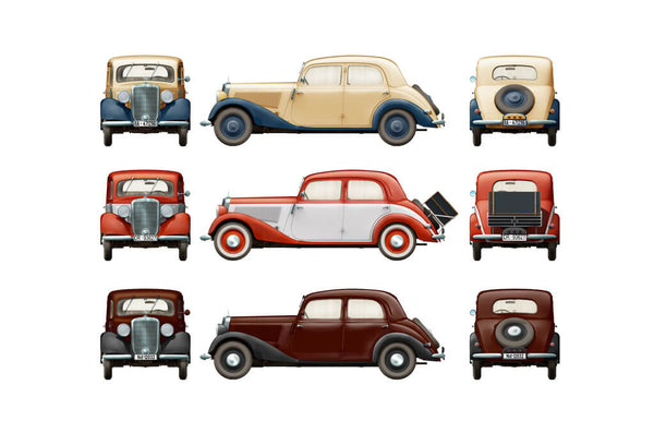 1/35 scale model Miniart German Passenger Car Type 170V 4 Doors