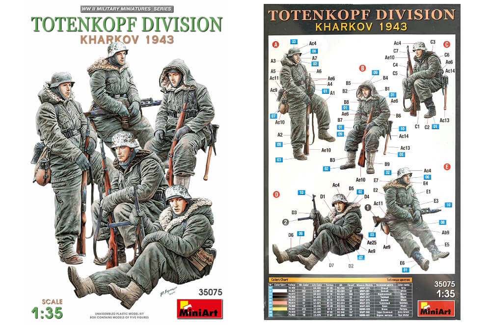 Miniart 1:35 - Totenkopf Division ( Kharkov 1943 ) - Panzer Models