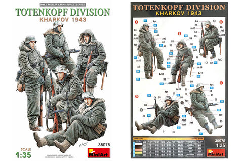 Miniart 1:35 - Totenkopf Division ( Kharkov 1943 ) - Plastic Model Kit #35075