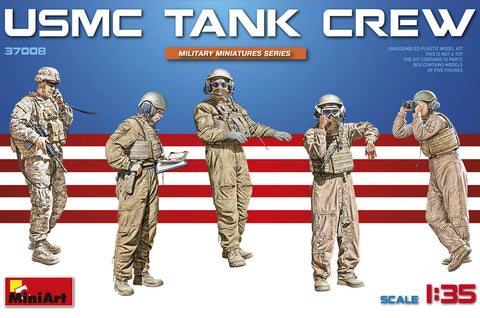 1/35 scale model Miniart USMC Tank Crew