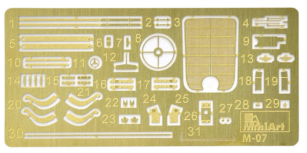 1/35 scale model Miniart German Staff Car Mercedes Benz 170V 35103