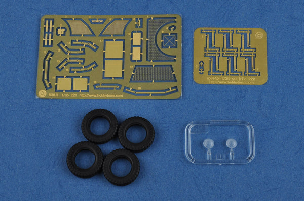 1/35 scale model Hobby Boss German Sd. Kfz. 221 Leichter Panzerspahwagen tank Panzer