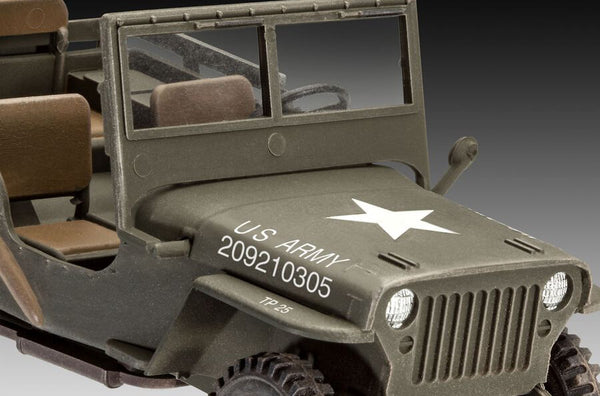 1/35 scale Revell M34 Tactical Truck and Off Road Vehicle
