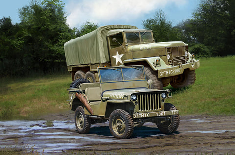 1/35 scale Revell M34 Tactical Truck and Off Road Vehicle