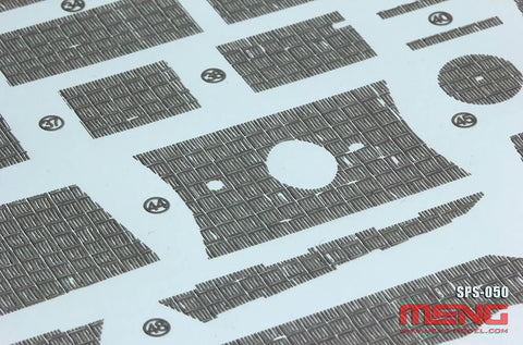 1/35 scale Sd.Kfz.171 Panther Zimmerit Decal A Type 1