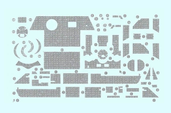 1/35 scale Sd.Kfz.171 Panther Zimmerit Decal C Type 3
