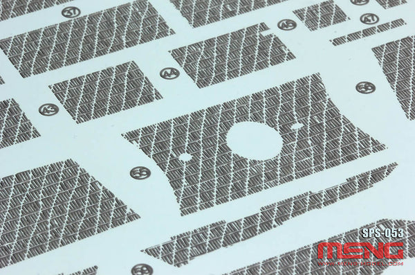 1/35 scale Sd.Kfz.171 Panther Zimmerit Decal D Type 4