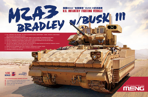 1/35 scale Meng US M2A3 Bradley with Busk III IFV Full Interior