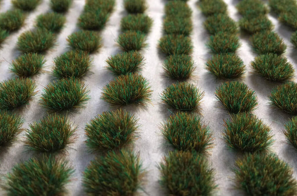 1/35 Scale 4mm Self Adhesive Static Grass Tufts Dark Green