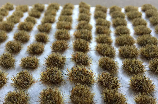 1/35 Scale 4mm Self Adhesive Static Grass Tufts Light Brown