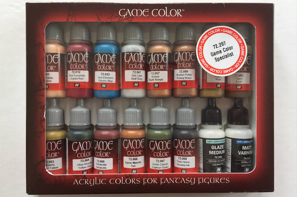 Vallejo Game Colour - Specialist Colours Set (x16)