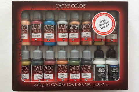 Vallejo Game Colour - Specialist Colours Set (x16)