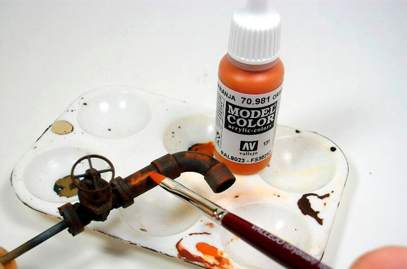 Colore Rust Modellismo Vallejo Model Colour - Rust and Steel Effects - Panzer Models