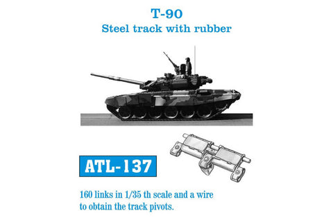 Friulmodel T-90 Steel tracks with rubber