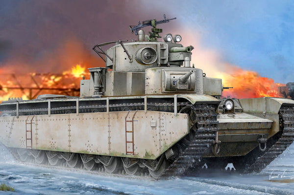 1/35 scale model Hobby Boss Soviet T-35 Heavy Tank Before 1938