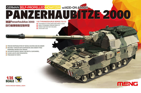 1/35 scale model Meng German Panzerhaubitze 2000 Self-Propelled Howitzer W/add-on Armour