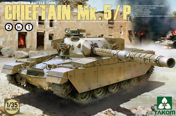 1/35 scale model Takom Chieftain Mk.5 Main Battle Tank MBT