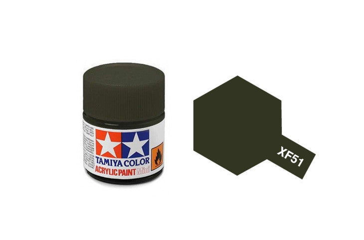 Tamiya XF-13 – Peinture Acrylique Mini 1/3 Oz – JA Green – Pour Modélisme – Marque Tamiya