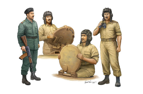 1/35 scale Trumpeter Iraqi Tank Crew
