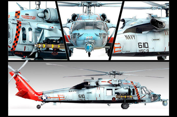 1/35 scale model Academy USN MK-60S Helicopter HSC-9 Trouble Shooter